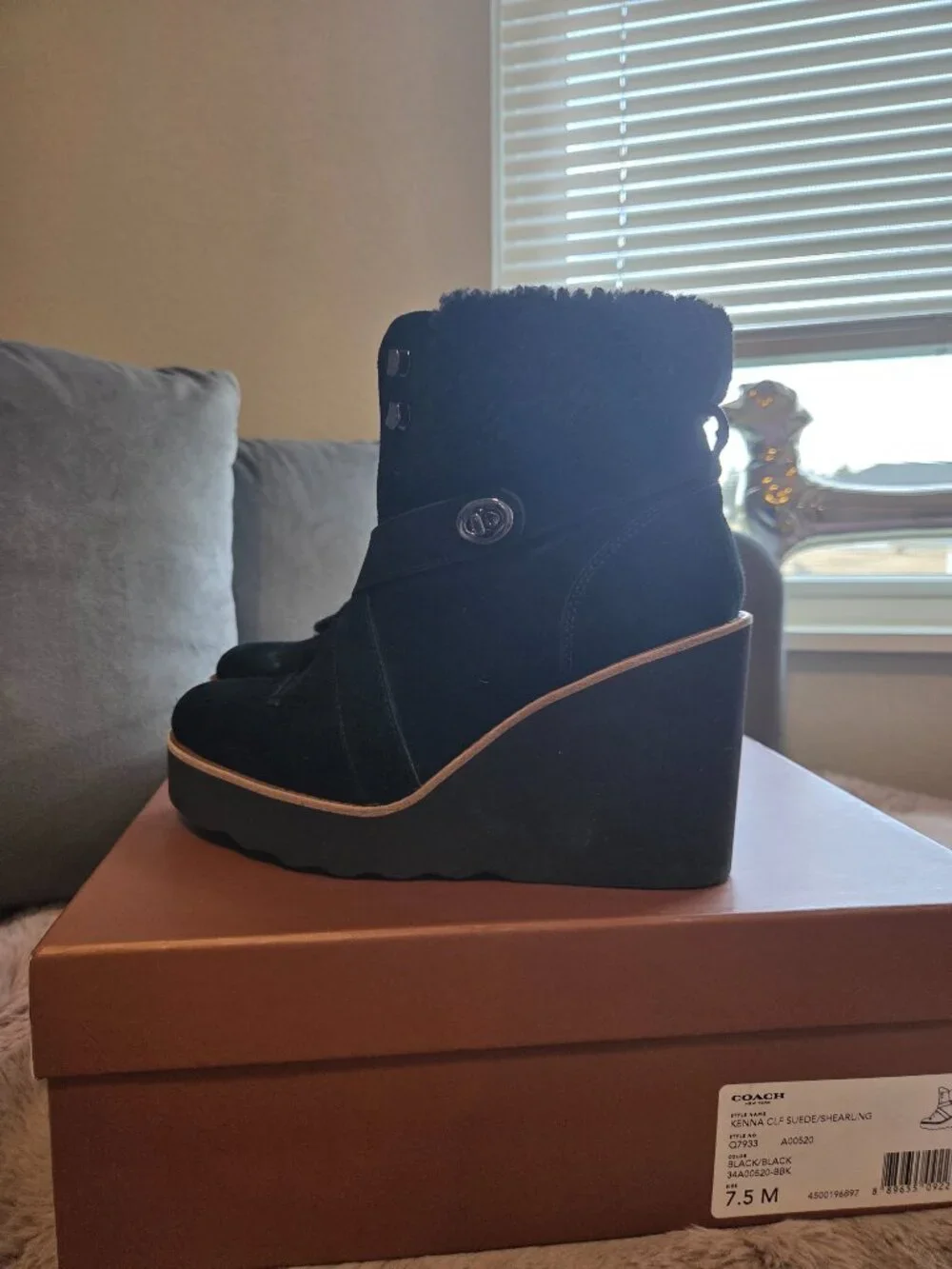 Coach Wedge Boots